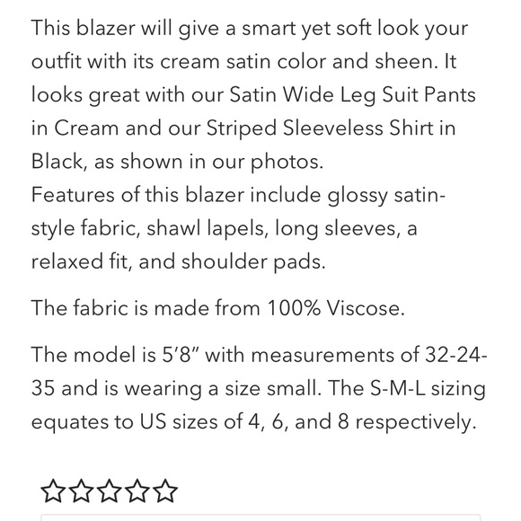 Q2 Satin Blazer - Picture 13 of 15